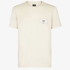 Regular-fit Fendi T-shirt with crew neck and short sleeves.